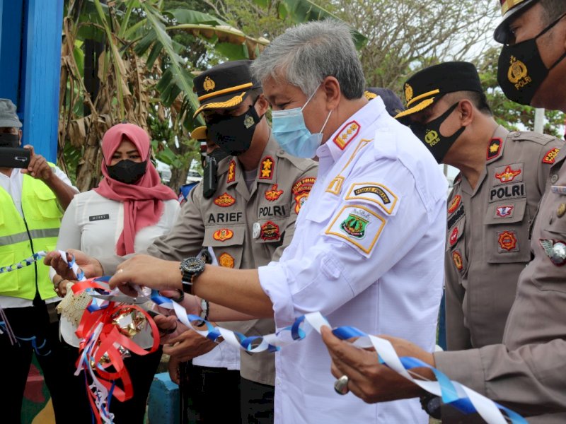 Bupati Pinrang Buka Kampung Tertib Lalulintas di Kampung Aluppang