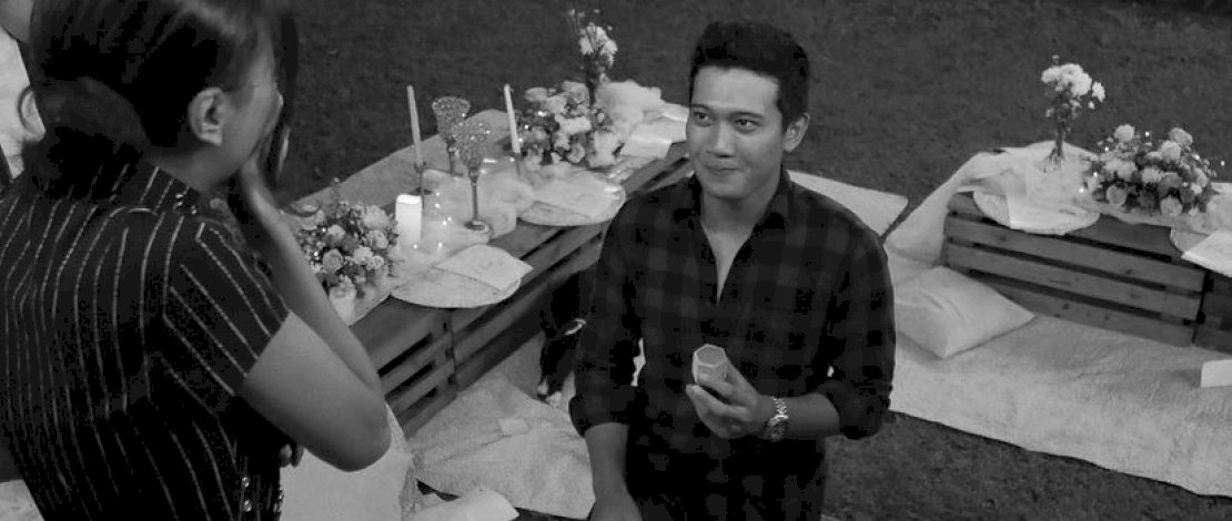 Potret lamaran Eva Celia di hari ulang tahun ke-29, yang diunggah kekasihnya Demas, Rabu (22/9/2021).