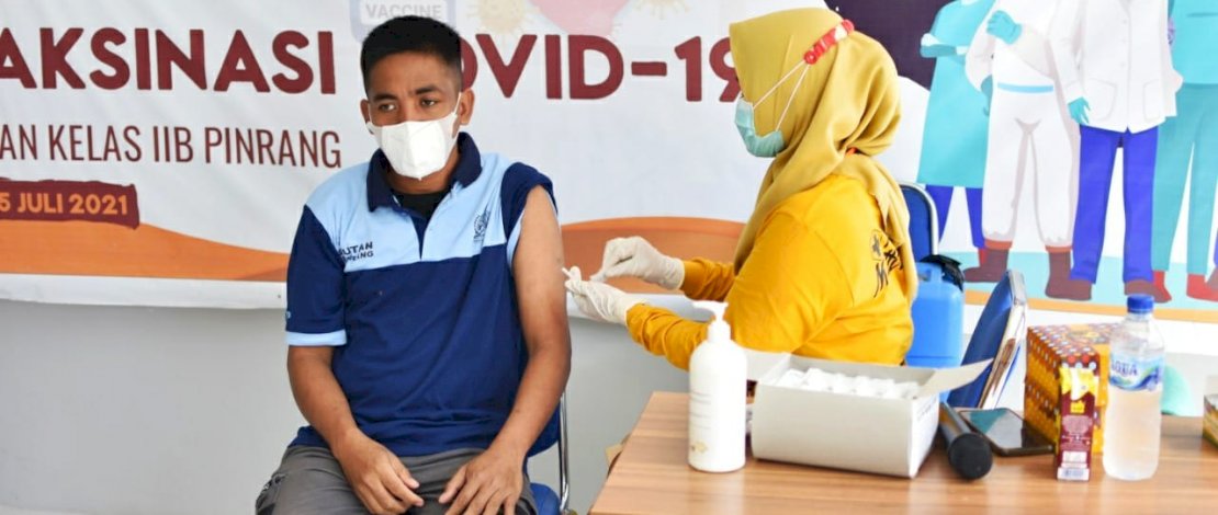 90 Persen Warga Binaan di Sulsel Sudah Divaksin