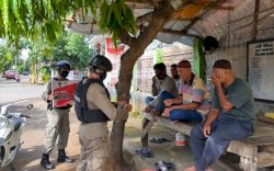 Kasus Covid 19 Terus Melandai di Kab Bone, Batalyon C Pelopor Tetap Gencar Sosialisasi Prokes