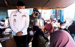 Genjot Capaian Vaksinasi, Pemkab Gowa-Kodim 1409 Gowa Sasar Pedagang Pasar
