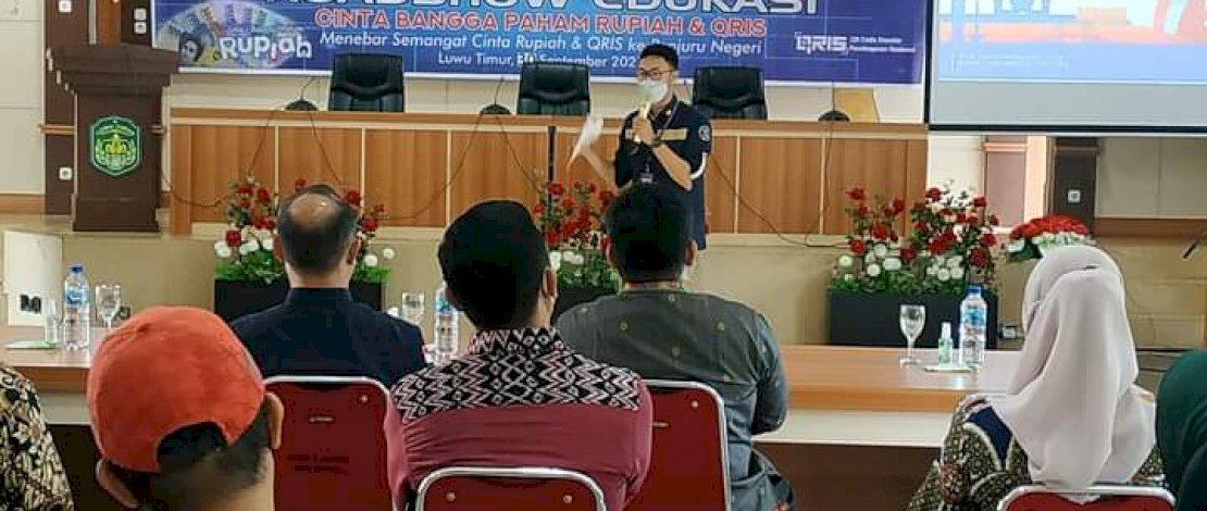 Bank Indonesia Sosialisasi Cinta Bangga Paham Rupiah dan QRIS di Luwu Timur