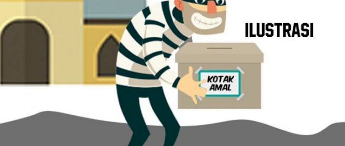 Kembali Pencuri Kotak Amal Masjid di Masamba Beraksi