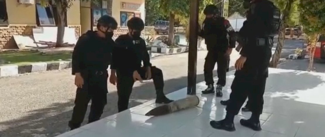 Mortir Aktif Peninggalan ABRI Ditemukan di Gudang Logistik Mapolres Jeneponto