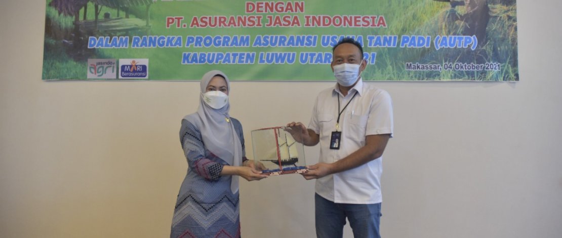 Lindungi 7.000 Hektar Lahan Petani, Pemda Lutra Teken Adendum dengan Jasindo