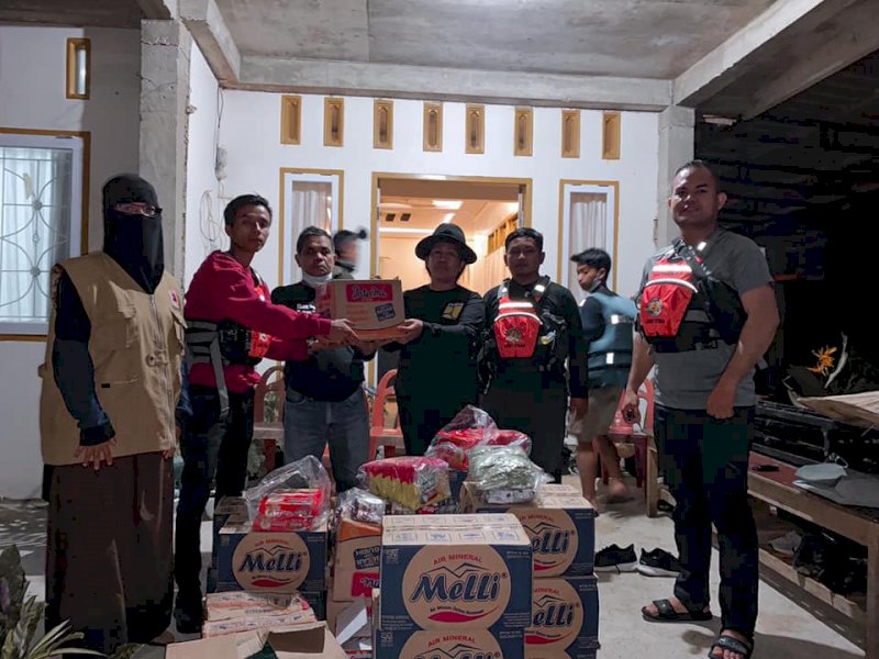 Tim Relawan Pramuka Luwu Utara Bawa Bantuan Logistik untuk Korban Banjir di Walmas