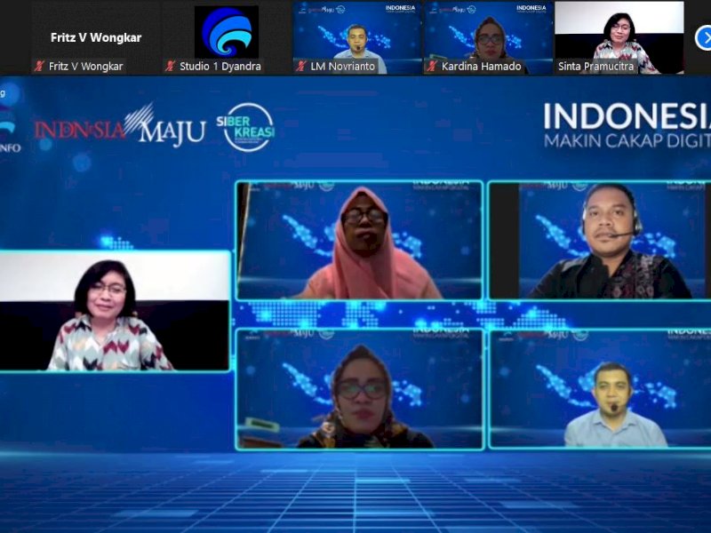 Dosen Ilmu Komunikasi UMI Bicara Kecakapan Digital di Webinar Literasi Digital