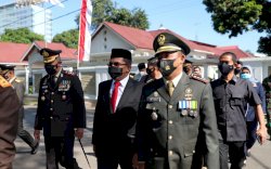 Hadiri HUT TNI ke-76, Danny: TNI Garda Terdepan Melawan Covid-19