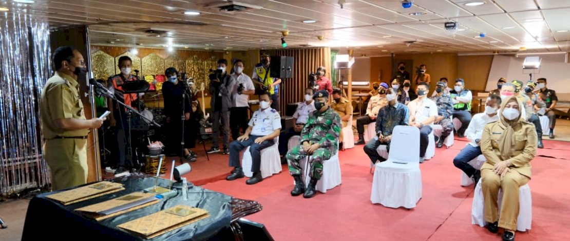 Ketua DPRD Makassar Hadiri MOU Pemkot-Kemenhub Operasikan Isolasi Apung