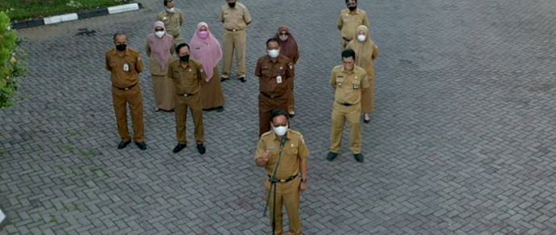 Di Apel Pagi, PLT Sekretaris DPRD Makassar Tekankan Kedisiplinan