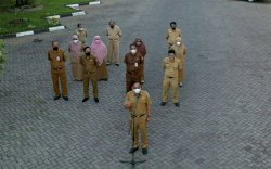 Di Apel Pagi, PLT Sekretaris DPRD Makassar Tekankan Kedisiplinan