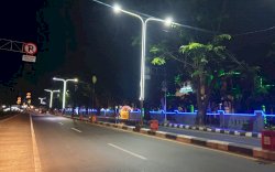 Pergantian Sekda, Lampu Jalan di Kota Takalar Kembali Menyala