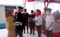 HUT ke-76 Kemerdekaan RI, Sekda Takalar Serahkan Remisi 344 orang di Lapas Kelas II B Takalar