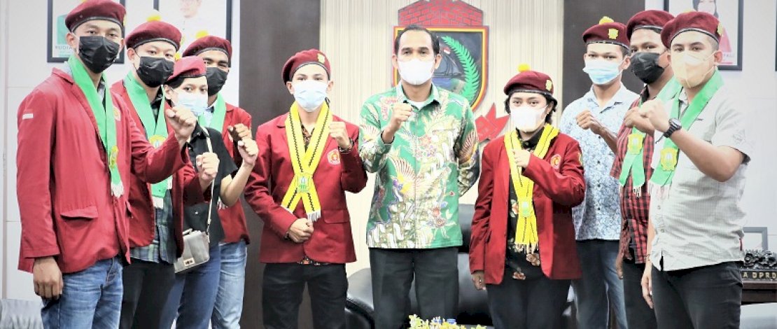 Ketua DPRD Makassar Rudianto Lallo Terima Kunjungan PMKRI