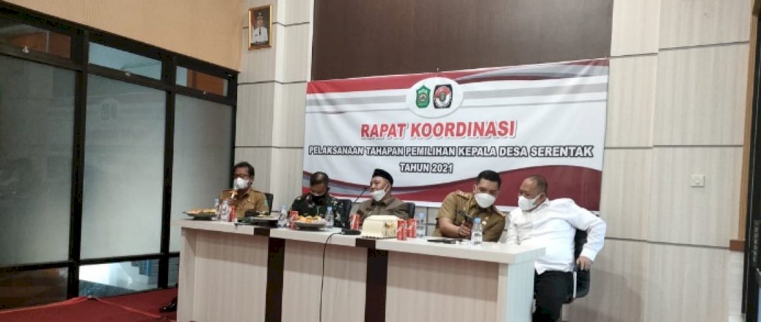 Dihadiri Forkopimda, Pemkab Takalar Gelar Rakor Pelaksanaan Tahapan Pilkades Serentak
