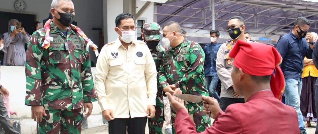 Wabup Takalar Terima Kunjungan Deputi Sisnas Wantannas TNI