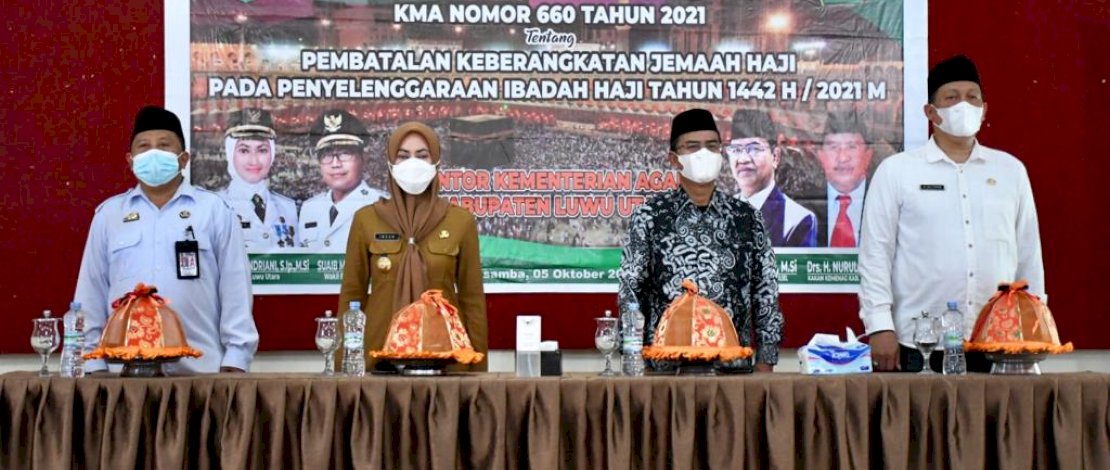 Dibuka Bupati Luwu Utara, Kemenag Sulsel Sosialisasi KMA Nomor 660 tentang Pembatalan Pemberangkatan Jemaah Haji