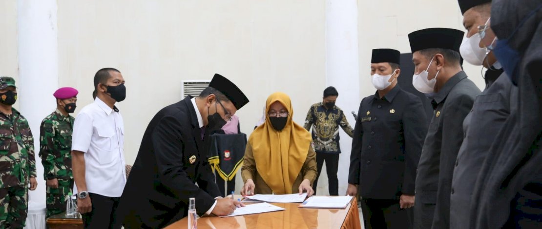 Suasana pelantikan pejabat eselon III Pemkot Makassar.