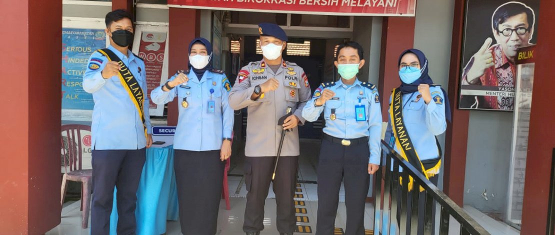 Perkuat Sinergitas Antar Instansi, Danyon C Pelopor Sambangi Bapas Kelas II Watampone