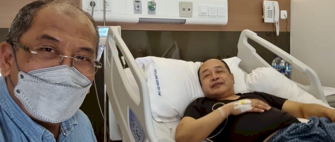 IAS jenguk Supriansa di RS Abdi Waluyo.