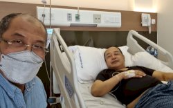 Dibesuk IAS, Supriansa, "Doakan Saya Sembuh Pak Aco, Supaya Bisa Ngopi-ngopi Lagi"