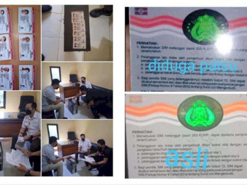 Jual SIM Palsu, Dua Oknum Polisi Berpangkat Briptu di Sulsel Diamankan