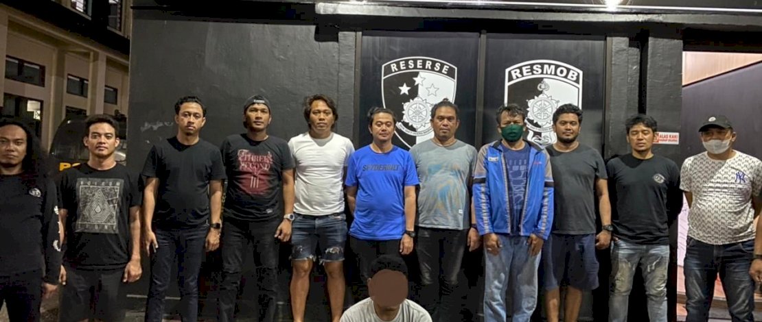 Penangkapan AA oleh Resmob Polda Sulsel.