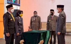 Taufan Pawe Lantik Dua Pejabat Pemkot Parepare