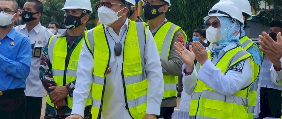 Pemancangan Tiang Masjid Terapung BJ Habibie Dimulai, Taufan Pawe: Icon Religius Termegah di Sulsel