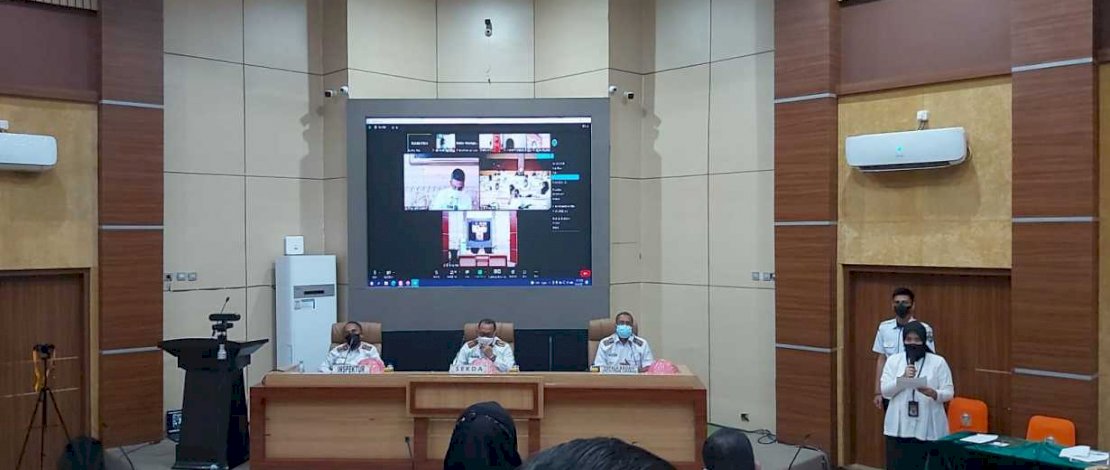 Pemkot Parepare Gelar Rapat Monev Triwulan II Tahun 2021