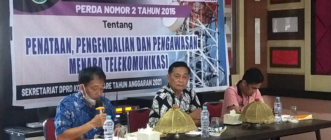 Wakil Ketua II DPRD Parepare Sosoalisasikan Perda Menara Telekomunikasi