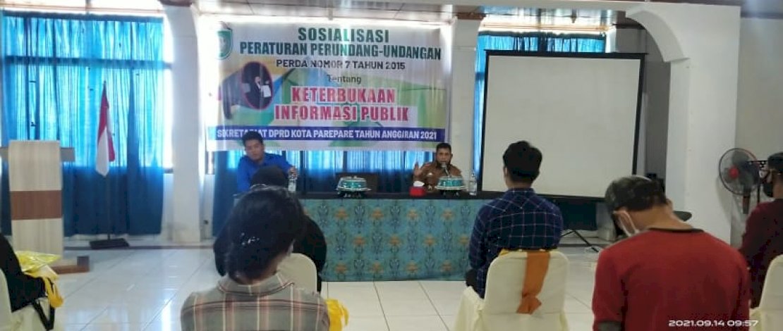 Gandeng Diskominfo, DPRD Parepare Sosialisasikan Perda Keterbukaan Informasi Publik