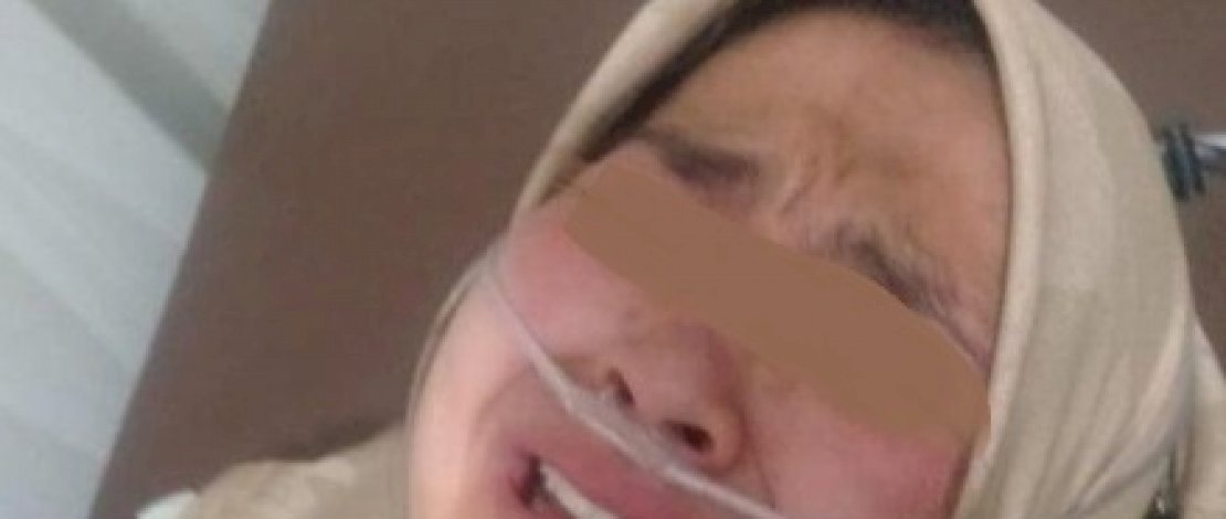 IS mendapat bantuan oksigen usai pura-pura dibegal.