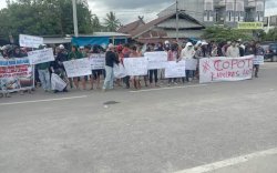 Diduga Ada Oknum Polisi Terlibat di SPBU, Pendemo Minta Kapolres Luwu Utara Dicopot