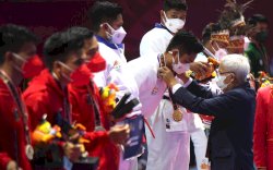 Sulsel dan Jabar Ketat Bersaing Rebut Medali Emas Cabor Karate PON Papua