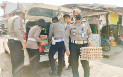 Ditlantas Polda Sulsel Peduli Yatim Piatu