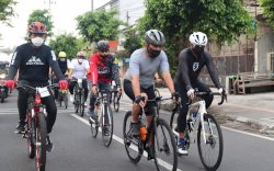 Bersama 41 Walikota se-Indonesia, Danny Nikmati Jalur Gowes Monalisa Kota Yogyakarta