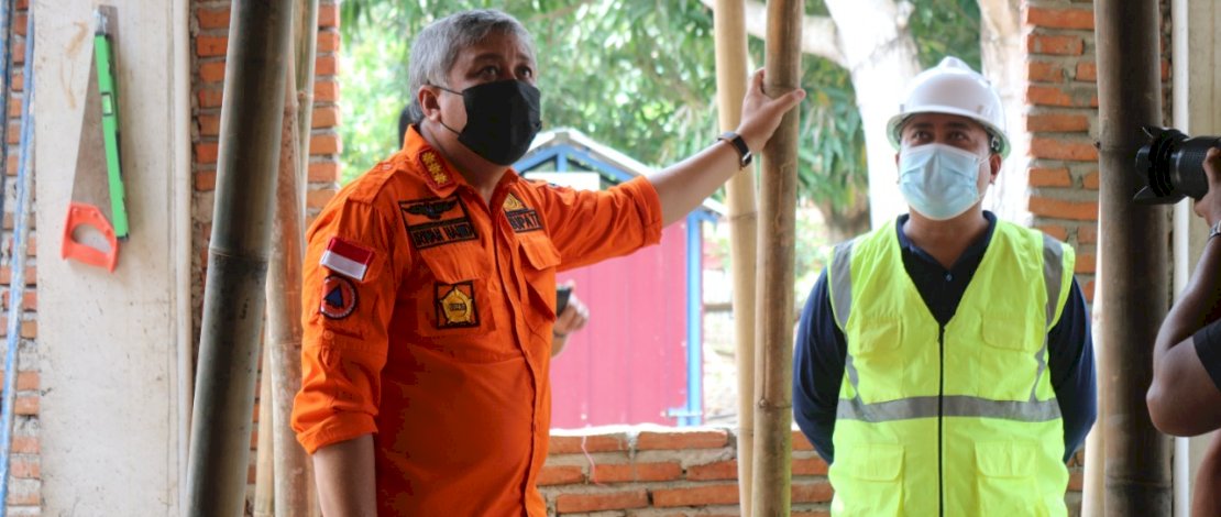 Andi Irwan Hamid saat meninjau beberapa proyek di Pinrang.