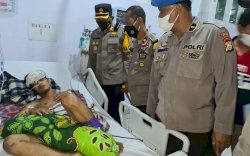 Kapolres Luwu Utara Jenguk Tersangka Penganiayaan di RSUD Andi Djemma Masamba