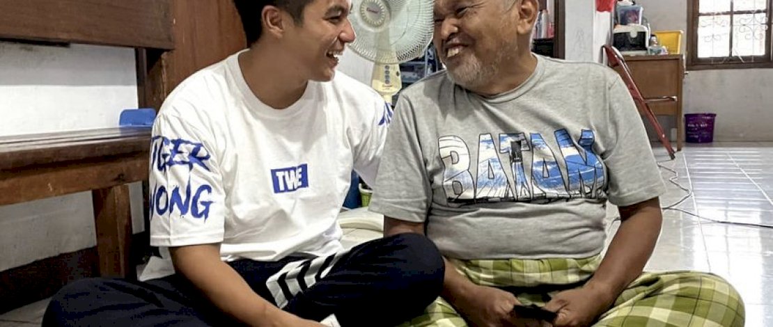 Pertemuan Baim Wong dan Pak Suhud yang diunggah dalam laman instagramnya, Jumat (17/10/2021).