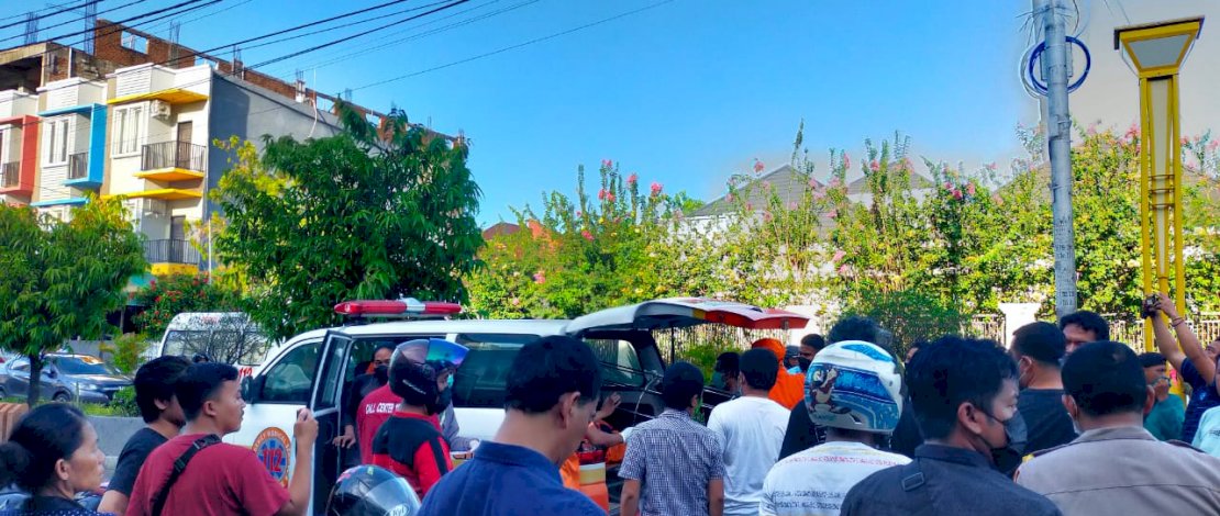 Pengunjung warkop meninggal.