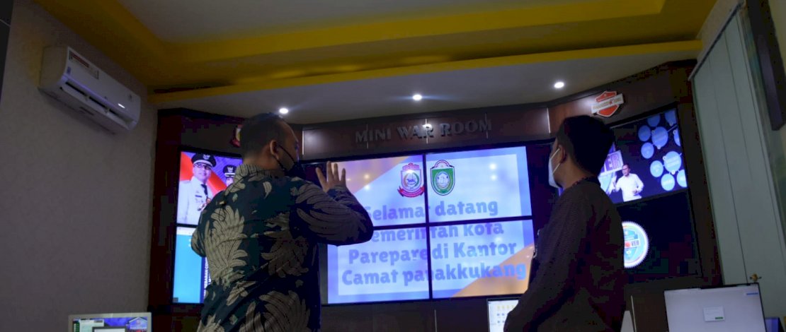 Pemerintah Kecamatan Panakkukang, Kota Makassar, saat menerima kunjungan dari Pemerintah Kecamatan Soreang, Kota Parepare.