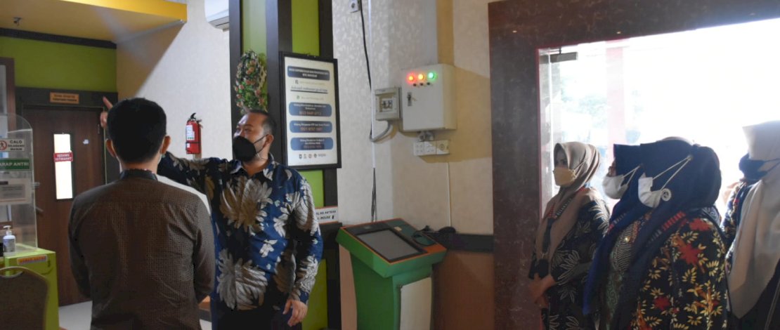 Pemerintah Kecamatan Panakkukang, Kota Makassar, saat menerima kunjungan dari Pemerintah Kecamatan Soreang, Kota Parepare.