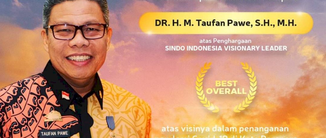 Taufan Pawe Raih Penghargaan ‘The Best Overall’ Pemimpin Daerah Visioner di Indonesia Taufan Pawe Raih Penghargaan ‘The Best Overall’ Pemimpin Daerah Visioner di Indonesia