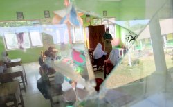 Murid SDN 2 Belawae Sidrap Antusias Sekolah Tatap Muka