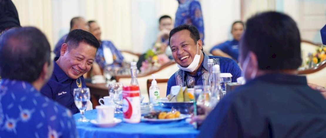 Rusdi Masse saat menghadiri HUT Sulse ke 352, Selasa (19/10/2021).