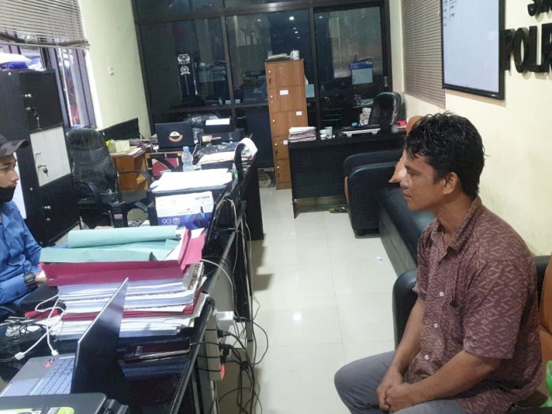 Isi BBM Pakai Jeriken, Pria Ini Ditangkap Satreskrim Polres Pangkep