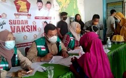 Gerindra Jeneponto Gelar Vaksinasi 1.000 Dosis, 528 untuk Warga, Sisanya di Dapil