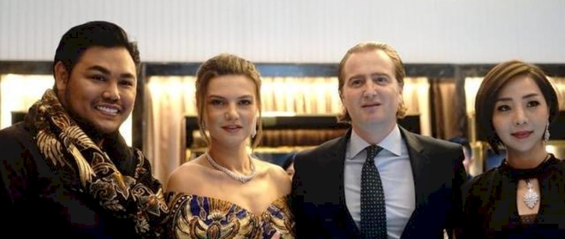 Potret Ivan Gunawan bersama keluarga kerajaan Georgia beberapa waktu lalu.