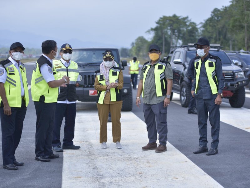 Hasil Reses Muhammad Fauzi, Runway Tiga Bandara di Lutra Butuh Pembenahan Runway